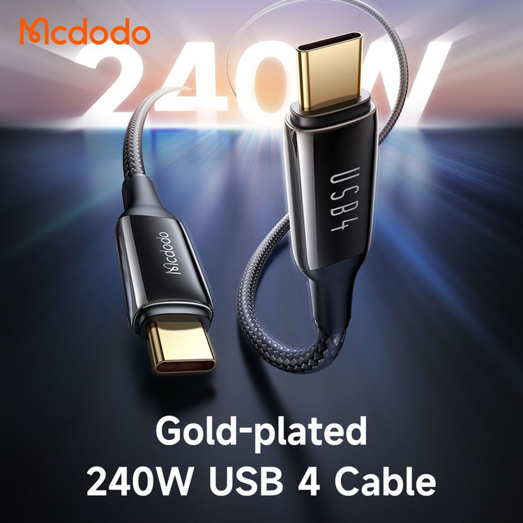 کابل USB-C مک دودو مدل 240W USB 4 طول 1.2 متر