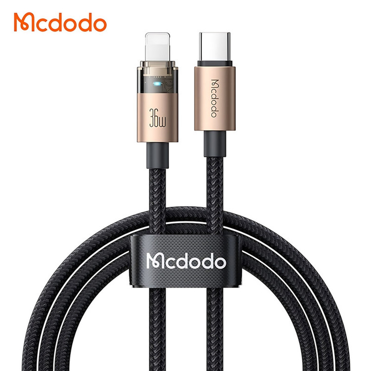 کابل تبدیل USB-C به لایتنینگ مک دودو مدل CA-694 طول 1.2 متر