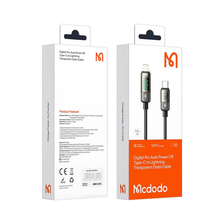 کابل USB-C مک دودو مدل CA-3611 طول 1.8 متر