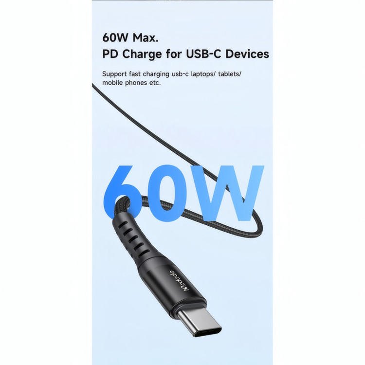 کابل USB-C مک دودو مدل Bending CA-564 طول 1 متر