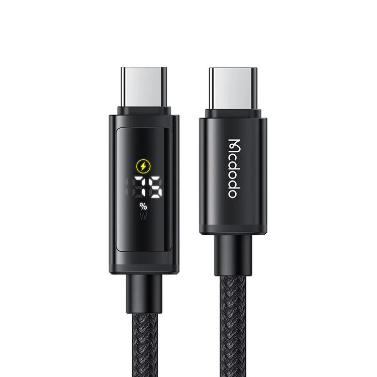 کابل USB-C مک دودو مدل Dual LED Displays 100W طول 1.2 متر