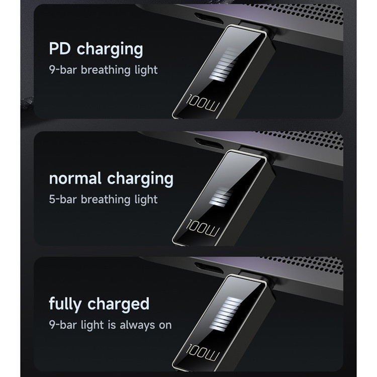 کابل USB-C مک دودو مدل LED RHYTHM طول 1.2 متر