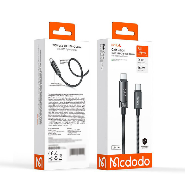 کابل USB-C مک دودو مدل CA-890 طول 1.2 متر