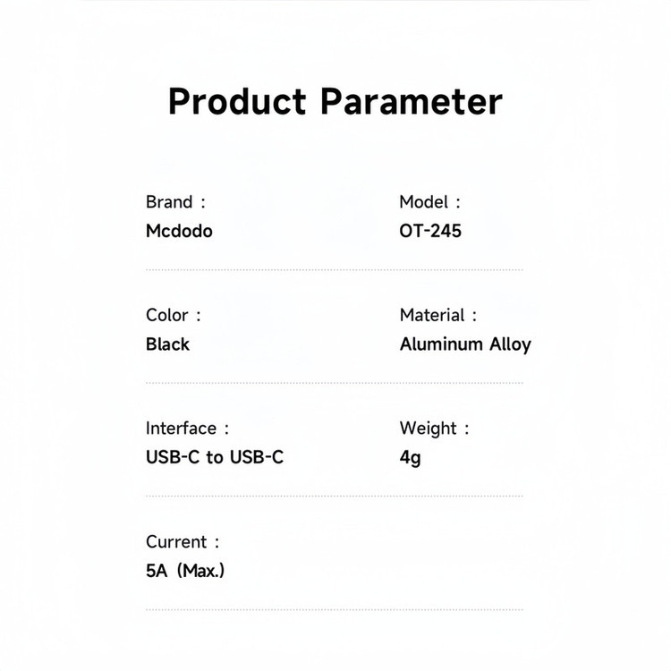 مبدل USB-C مک دودو مدل OT-245