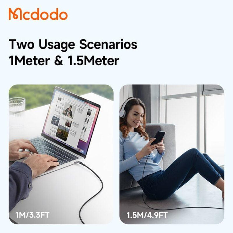 کابل USB-C مک دودو مدل CA-3131 طول 1.5متر