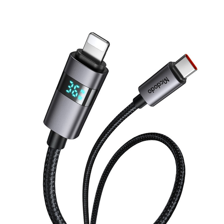 کابل تبدیل USB-C به لایتنینگ مک دودو مدل CA-6570 طول 1.2 متر.