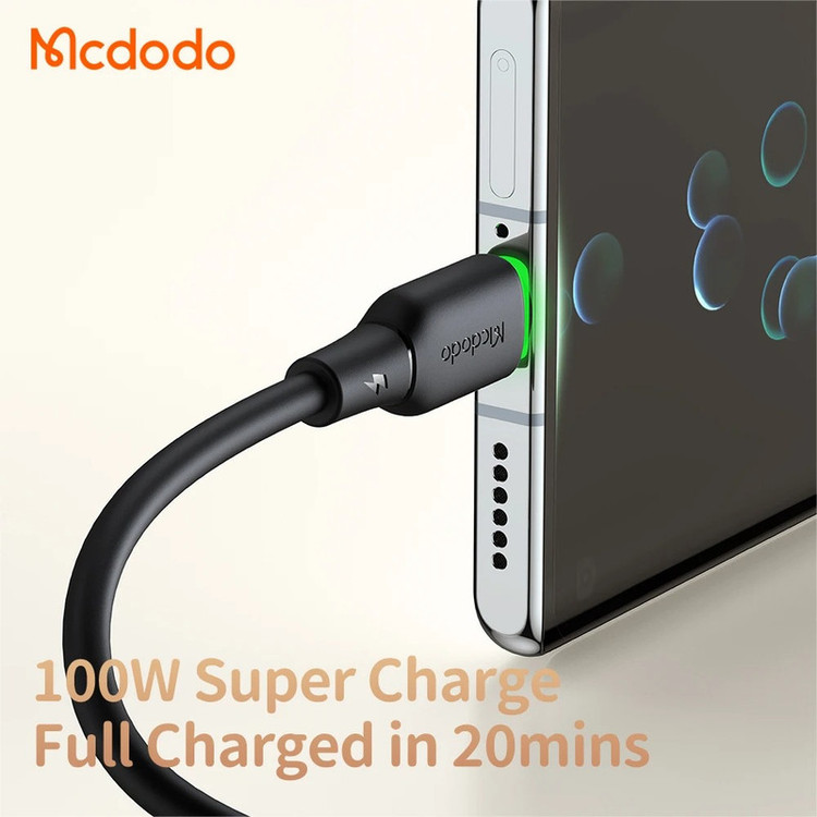 کابل تبدیل USB به USB-C مک دودو مدل CA-475 طول 1.2 متر
