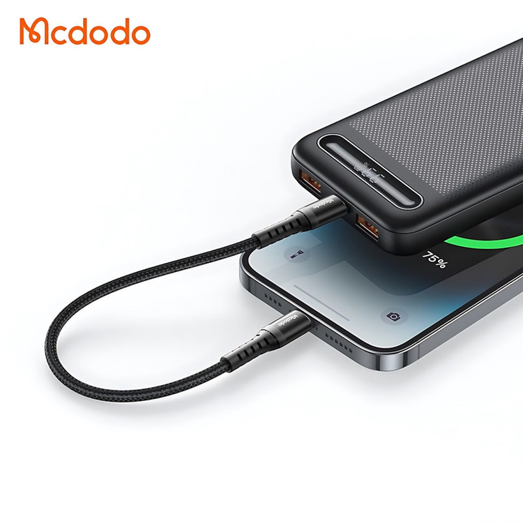 کابل تبدیل USB-C به لایتنینگ مک دودو مدل CA-563 طول 0.2 متر