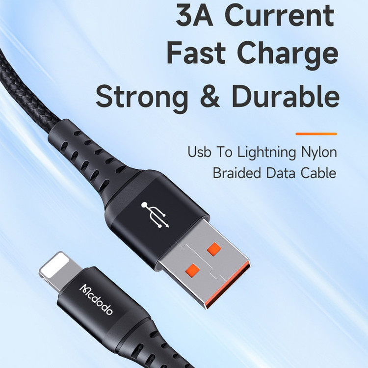 کابل تبدیل USB به لایتنینگ مک دودو مدل CA_226 طول 0.2 متر