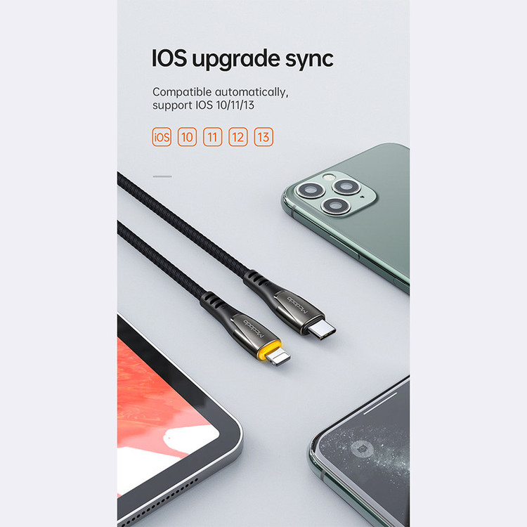 کابل USB-C به لایتنینگ مک دودو مدل CA_7650MCDO طول 1.2 متر