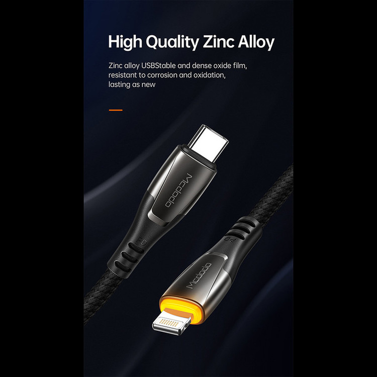 کابل USB-C به لایتنینگ مک دودو مدل CA_7650MCDO طول 1.2 متر
