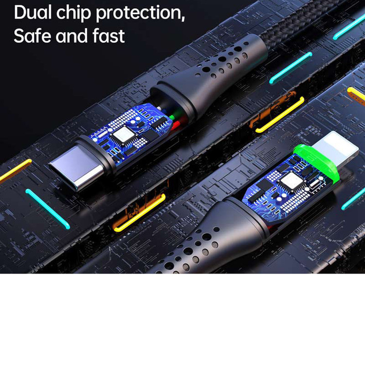 کابل تبدیل USB-C به لایتنینگ مک دودو مدل Auto Power Off CA-7360-M01 طول 1.2 متر