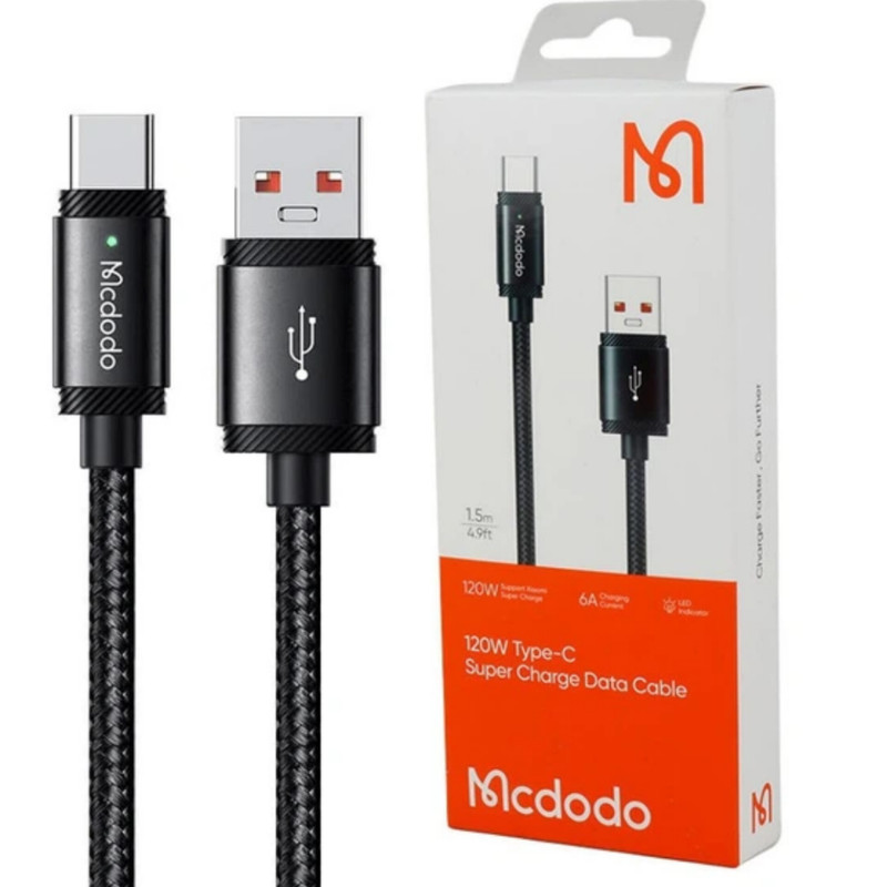 کابل تبدیل USB به USB-C مک دودو مدل CA-473 طول 1.5 متر