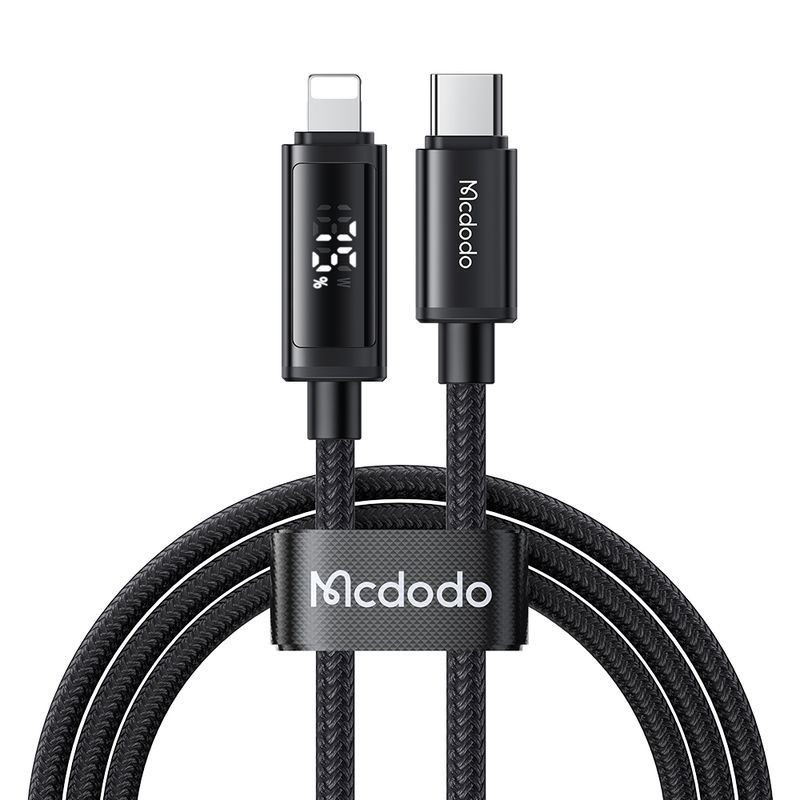 کابل تبدیل لایتنینگ به USB-C مک دودو مدلDual LED Displays CA-7990 طول 1.2 متر