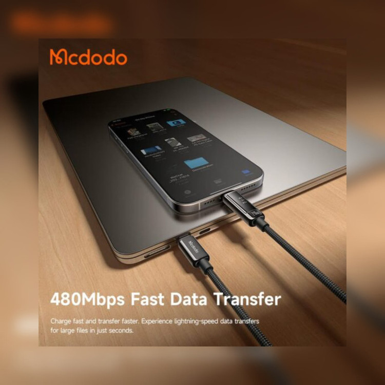 کابل USB-C مک دودو مدل CA-8900 240W طول 1.2 متر