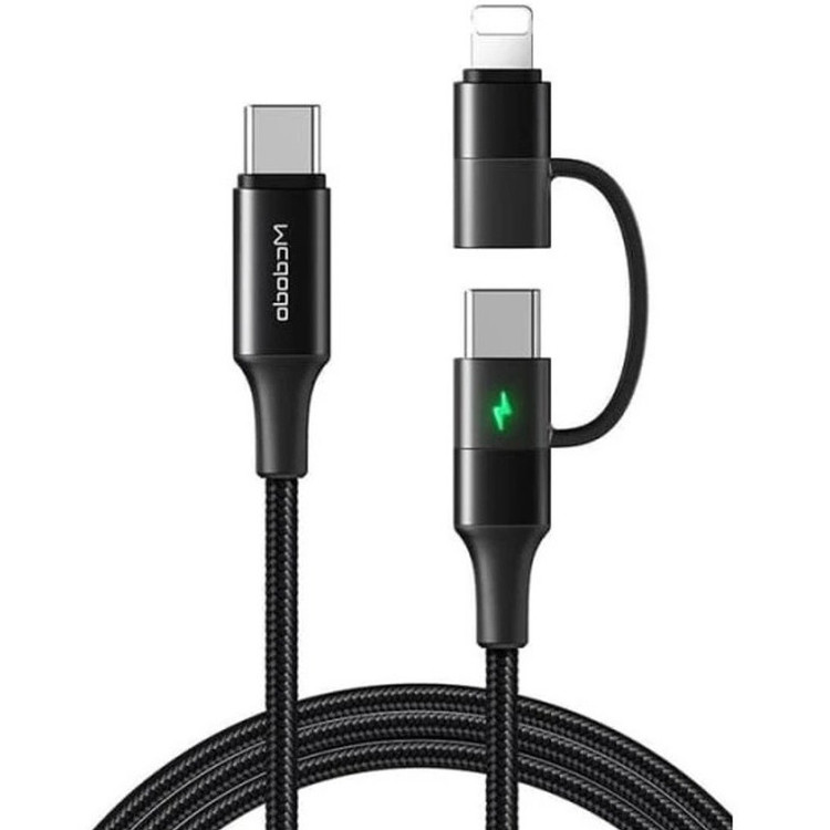 کابل تبدیل USB-C به لایتنینگ/USB-C مک دودو مدل CA-712 طول 1.2 متر