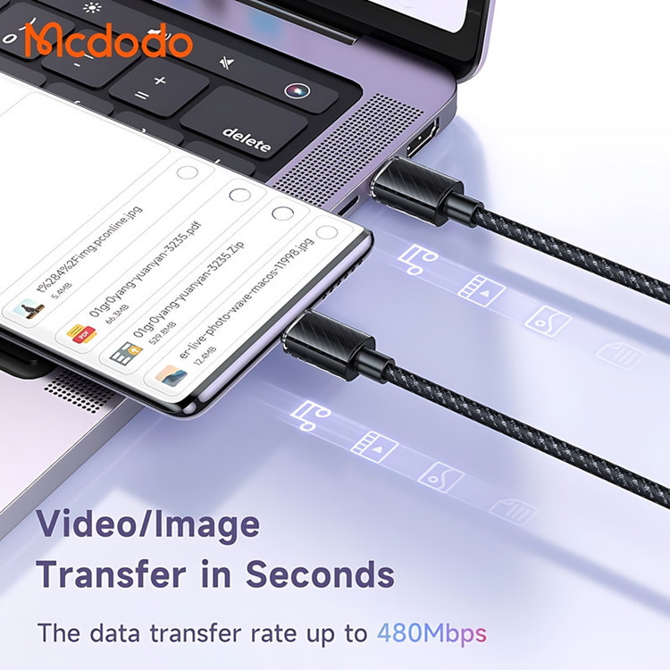 کابل USB-C مک دودو مدل CA-3673 طول 1.8 متر