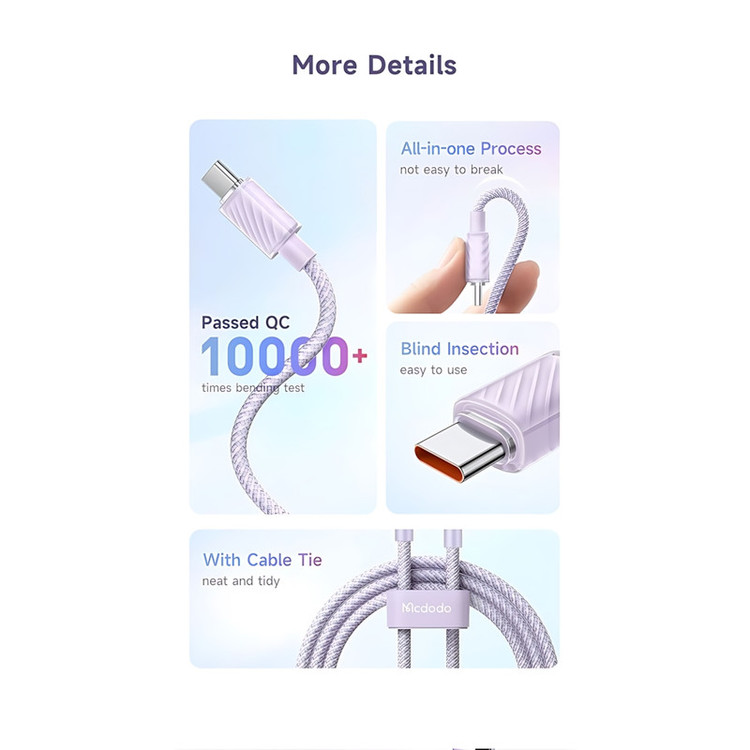 کابل USB-C مک دودو مدل CA-3673 طول 1.8 متر