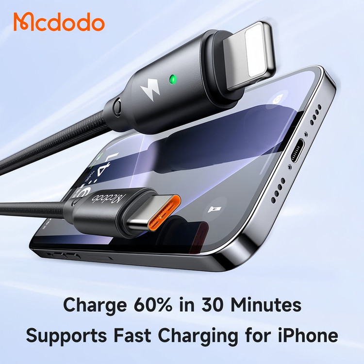 کابل تبدیل لایتنینگ به USB-C مک دودو مدل CA-568 طول 1.5 متر