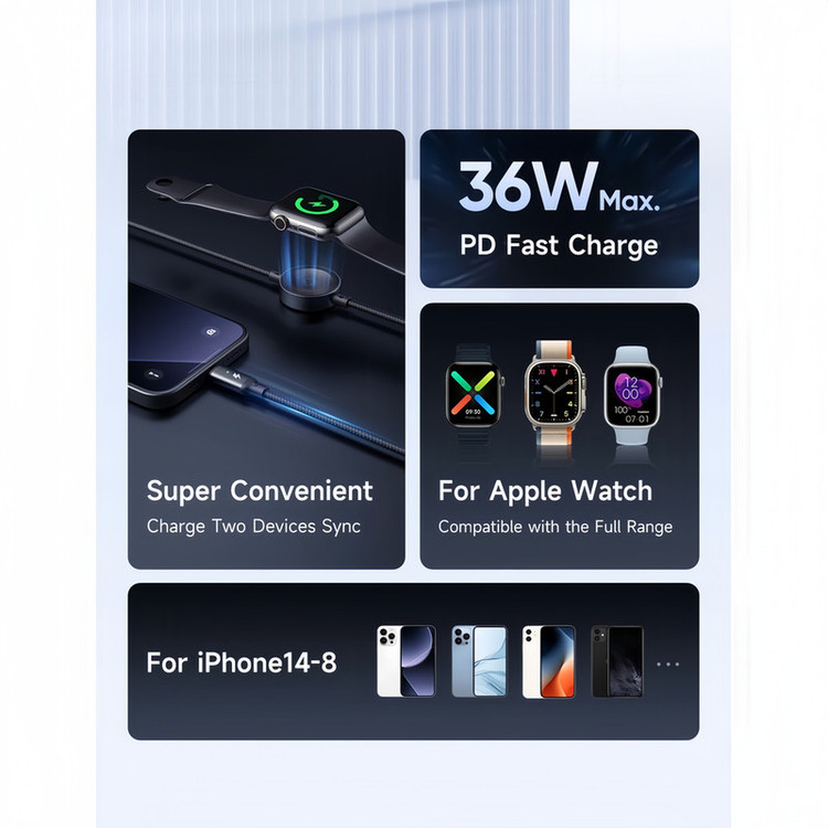 کابل تبدیل لایتنینگ به USB-C مک دودو مدل CA-568 طول 1.5 متر