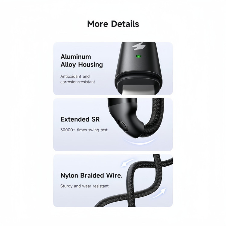 کابل تبدیل لایتنینگ به USB-C مک دودو مدل CA-568 طول 1.5 متر