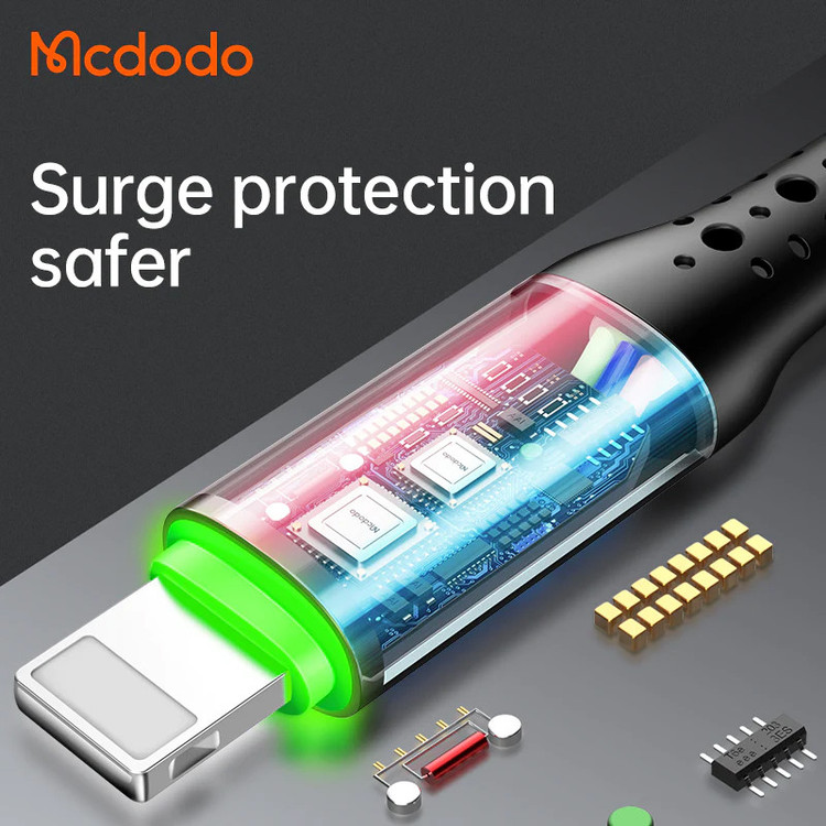 کابل تبدیل USB به لایتنینگ مک دودو مدل Auto Power Off طول 1.2 متر