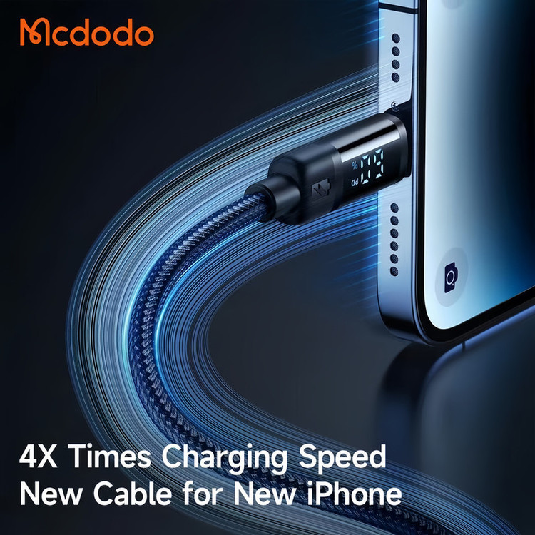 کابل تبدیل USB-C به لایتنینگ مک دودو مدل CA-5210 طول 1.2 متر