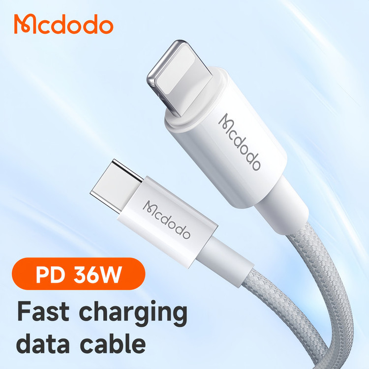 کابل تبدیل USB-C به لایتنینگ مک دودو مدل CA-2761 طول 1.2 متر
