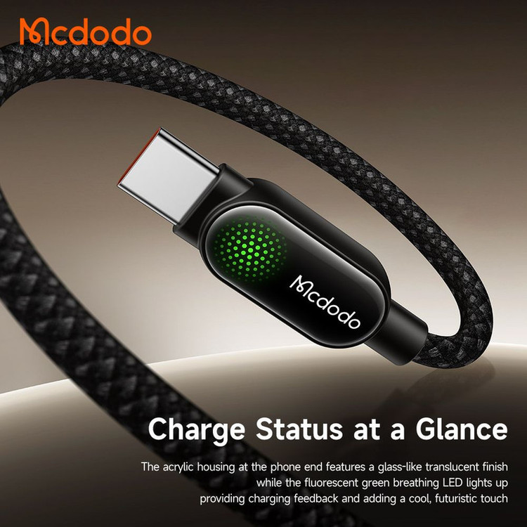 کابل تبدیل USB به USB-C مک دودو مدل CA-452 طول 1.2 متر
