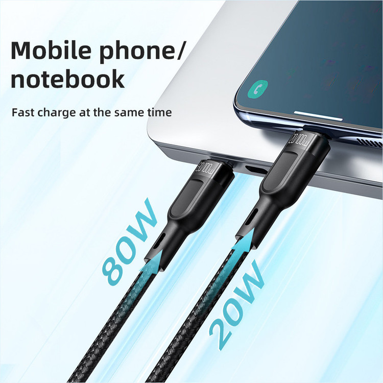 کابل تبدیل 1 به 2 USB-C مک دودو مدل CA-7470 طول 1.2 متر