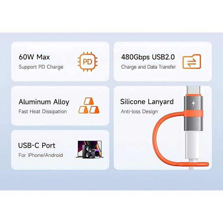 مبدل لایتنینگ به USB-C مک دودو مدل OT-553