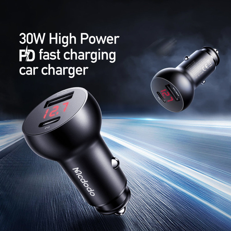 شارژر فندکی 30 وات مک دودو مدل CC-6810