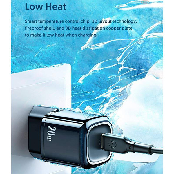 شارژر دیواری 20 وات مک دودو مدل CH-829 Mini PD TravelEU