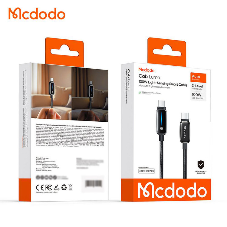 کابل USB-C مک دودو مدل CA-010 طول 1.2 متر