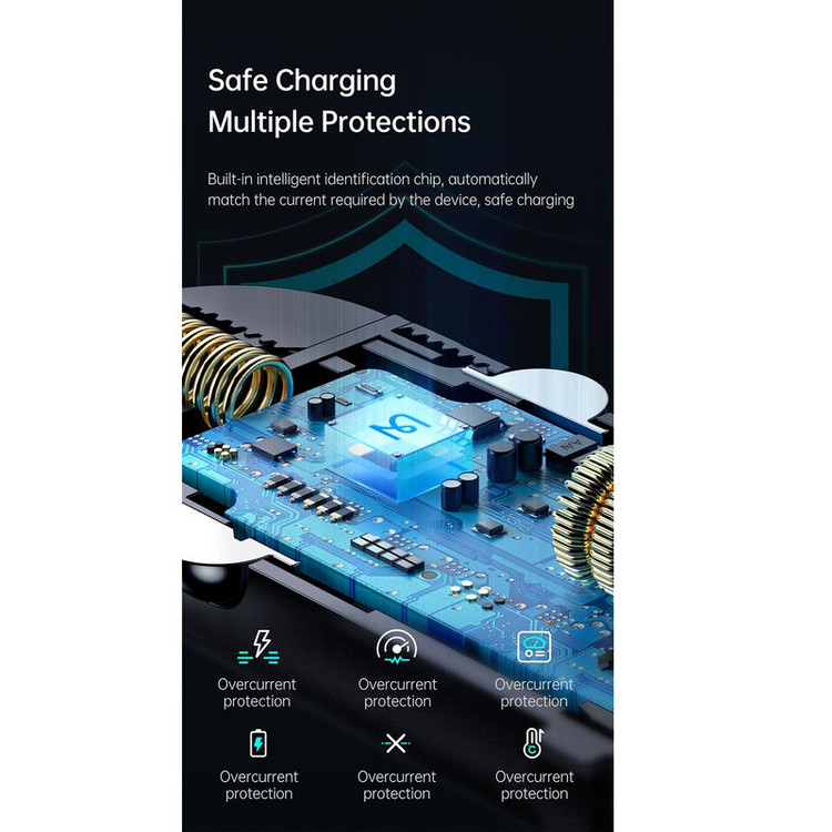 شارژر فندکی 30 وات مک دودو مدل MCA8 به همراه کابل تبدیل USB-C به لایتنینگ