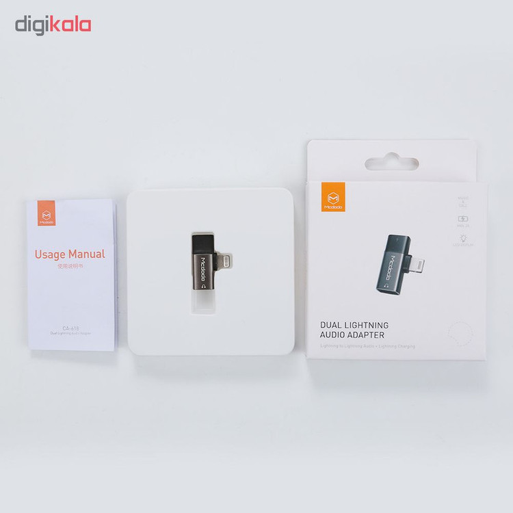 مبدل لایتنینگ 1 به 2 مک دودو مدل CA-618