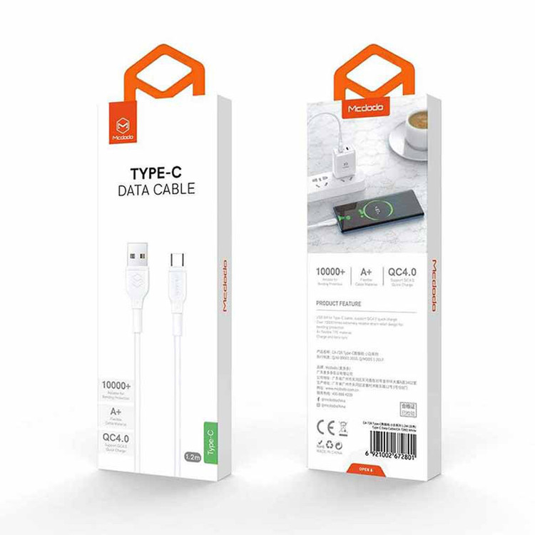 کابل USB به USB-c مک دودو مدل ca-728 طول 1 متر