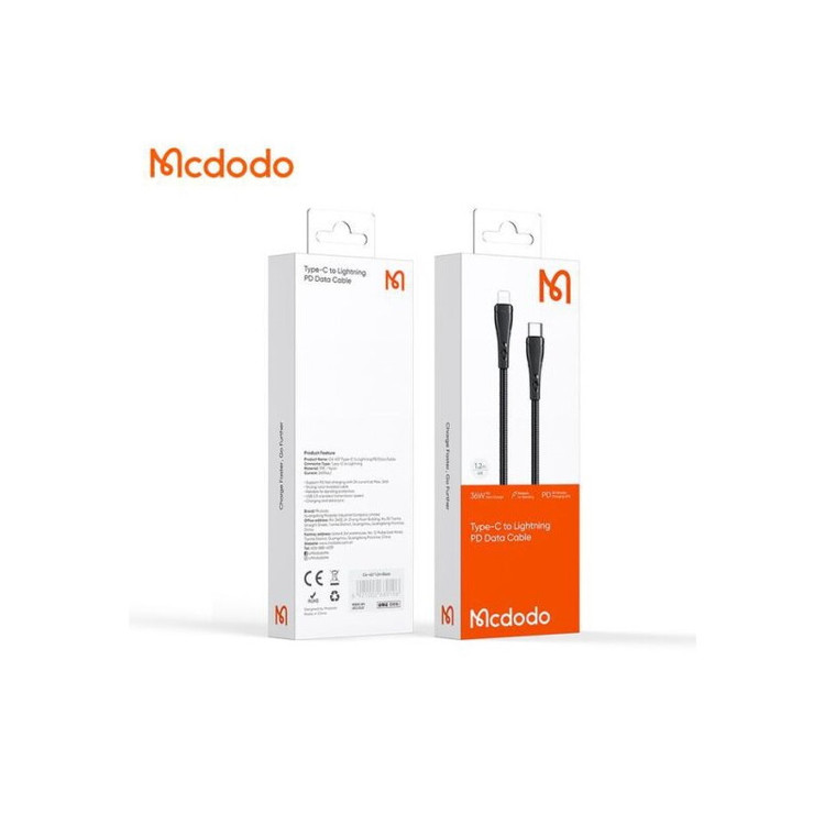 کابل تبدیل USB به لایتنینگ مک دودو مدل CA-4571 طول 1.2 متر