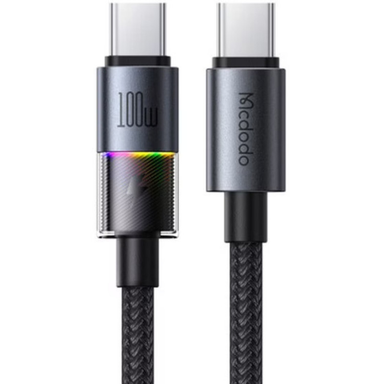 کابل USB-C مک دودو مدل 7colorful lights طول ۱.۲ متر