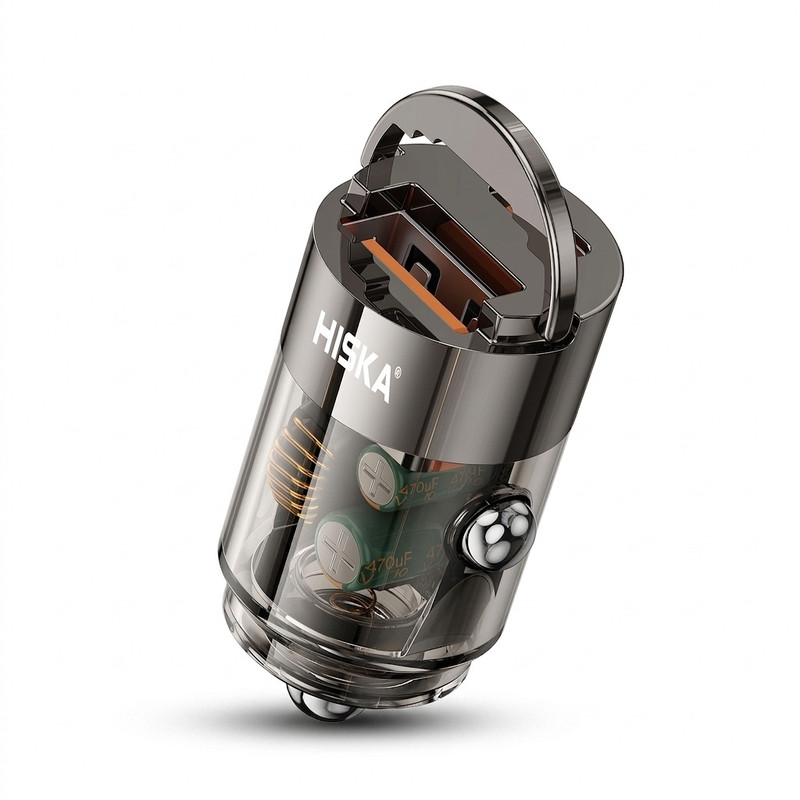 شارژر فندکی 63 وات هیسکا مدل HCC-317